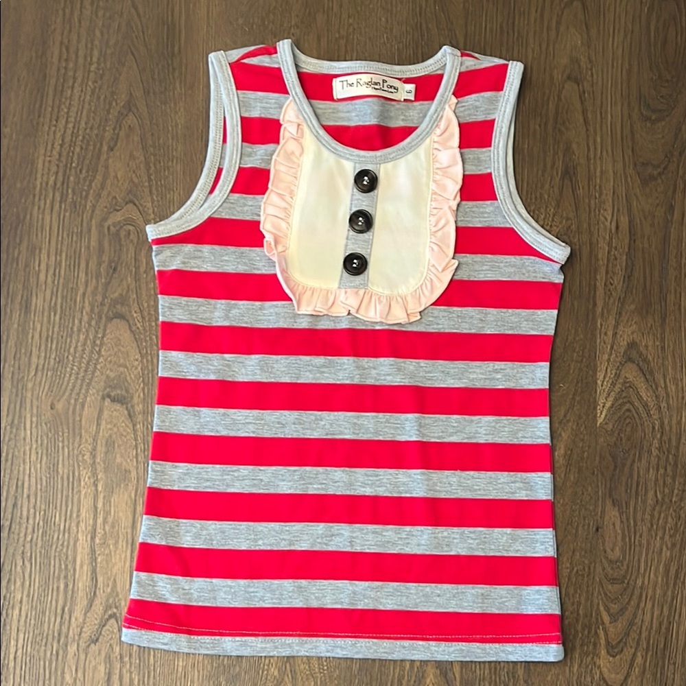 The Raglan Pony | Striped Tank Top NWOT